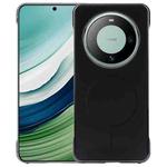 For Huawei Mate 60 Electroplating Frameless Frosted Anti-Glare PC MagSafe Phone Case(Black)
