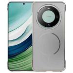 For Huawei Mate 60 Electroplating Frameless Frosted Anti-Glare PC MagSafe Phone Case(Titanium Gray)
