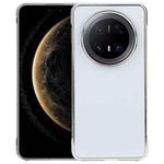 For Huawei Mate 70 Pro Electroplating Frameless Frosted Anti-Glare PC MagSafe Phone Case(Silver White)