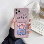 For iPhone 11 Cartoon Pattern Protective Case(Pig)