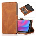 For Xiaomi Redmi 8A Retro Magnetic Closing Clasp Horizontal Flip Leather Case with Holder & Card Slots & Photo Frame & Wallet(Brown)