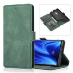 For Xiaomi Redmi K20 Pro Retro Magnetic Closing Clasp Horizontal Flip Leather Case with Holder & Card Slots & Photo Frame & Wallet(Dark Green)
