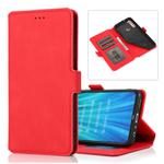 For Xiaomi Redmi Note 8 Retro Magnetic Closing Clasp Horizontal Flip Leather Case with Holder & Card Slots & Photo Frame & Wallet(Red)