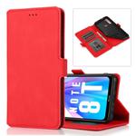 For Xiaomi Redmi Note 8T Retro Magnetic Closing Clasp Horizontal Flip Leather Case with Holder & Card Slots & Photo Frame & Wallet(Red)