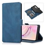 For Xiaomi Mi 10 Pro Retro Magnetic Closing Clasp Horizontal Flip Leather Case with Holder & Card Slots & Photo Frame & Wallet(Blue)