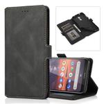 For Nokia 3.2 Retro Magnetic Closing Clasp Horizontal Flip Leather Case with Holder & Card Slots & Photo Frame & Wallet(Black)
