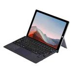 For Microsoft Surface Pro 7+ / 7 / 6 1109-D Ultra-thin Detachable Backlight Bluetooth Keyboard Leather Tablet Case with Touchpad(Black)