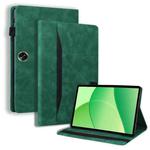 For OPPO Pad SE 11 2025 Splicing Shockproof Leather Tablet Case(Green)