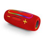 PRO9 20W Outdoor IPX6 Portable RGB Wireless Speakers Stereo Soundbar Subwoofer(Red)