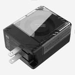 Nillkin IceCore Retractable 65W GaN Fast Charger with Type-C / USB-C Cable, US Plug(Black)