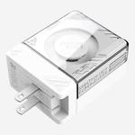 Nillkin IceCore Retractable 65W GaN Fast Charger with Type-C / USB-C Cable, US Plug(White)