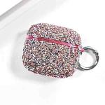 For AirPods 4 Electroplating Glitter Diamond Wireless Earphone Protective Case(Pink)