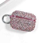For AirPods Pro 2 Electroplating Glitter Diamond Wireless Earphone Protective Case(Pink)