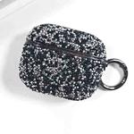 For AirPods 3 Electroplating Glitter Diamond Wireless Earphone Protective Case(Dark Blue)