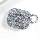 For AirPods 3 Electroplating Glitter Diamond Wireless Earphone Protective Case(Silver)