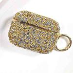 For AirPods Pro Electroplating Glitter Diamond Wireless Earphone Protective Case(Gold)