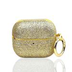 For Samsung Galaxy Buds 3 / 3 Pro Electroplating Glitter Powder Wireless Earphone Protective Case(Gold)