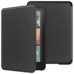 For Amazon Kindle 12th Gen 2024 Custer Texture Voltage Solid Color Leather Smart Tablet Case(Black)