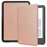 For Amazon Kindle 11th 2022 / 2024 Custer Texture Voltage Solid Color Leather Smart Tablet Case(Sky Blue)