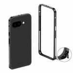 For Google Pixel 9a Metal Frame Heat Dissipation Phone Case(Black)