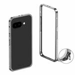 For Google Pixel 9a Metal Frame Heat Dissipation Phone Case(Gray)