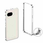 For Google Pixel 9a Metal Frame Heat Dissipation Phone Case(Silver)
