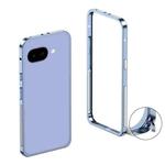 For Google Pixel 9a Metal Frame Heat Dissipation Phone Case(Blue)
