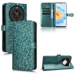 For Fossibot S3 Pro Honeycomb Dot Texture Leather Phone Case(Green)