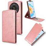 For Fossibot S3 Pro Magnetic Vertical Flip Leather Phone Case with Buckle(Rose Gold)