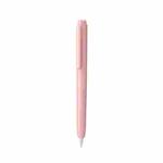 For Apple Pencil USB-C Retractable Silicone Protective Stylus Pen Case(Pink)