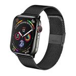 For Apple Watch 38 / 40 / 41 / S10 42mm xDfind Milanese Buckle Metal Watch Band(Black)