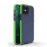 For iPhone 12 / 12 Pro TPU Double-color Shockproof Protective Case(Fresh Green)