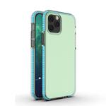For iPhone 12 / 12 Pro TPU Double-color Shockproof Protective Case(Sky Blue)