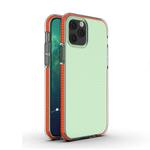 For iPhone 12 / 12 Pro TPU Double-color Shockproof Protective Case(Orange)