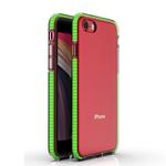 For iPhone SE 2022 / SE 2020 TPU Double-color Shockproof Protective Case(Fresh Green)