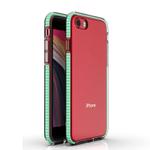 For iPhone SE 2022 / SE 2020 TPU Double-color Shockproof Protective Case(Mint Green)