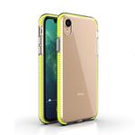 For iPhone XR TPU Double-color Shockproof Protective Case(Yellow)