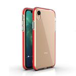 For iPhone XR TPU Double-color Shockproof Protective Case(Red)