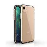 For iPhone XR TPU Double-color Shockproof Protective Case(Black)