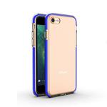 For iPhone 8 & 7 TPU Double-color Shockproof Protective Case(Blue)