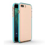 For iPhone 8 Plus & 7 Plus TPU Double-color Shockproof Protective Case(Sky Blue)