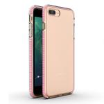For iPhone 8 Plus & 7 Plus TPU Double-color Shockproof Protective Case(Pink)