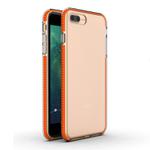 For iPhone 8 Plus & 7 Plus TPU Double-color Shockproof Protective Case(Orange)