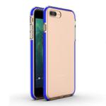 For iPhone 8 Plus & 7 Plus TPU Double-color Shockproof Protective Case(Blue)