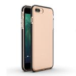 For iPhone 8 Plus & 7 Plus TPU Double-color Shockproof Protective Case(Black)