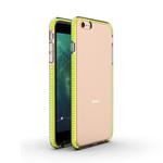 For iPhone 6 Plus TPU Double-color Shockproof Protective Case(Yellow)