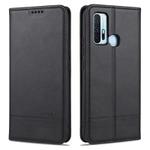 For vivo Z6 AZNS Magnetic Calf Texture Horizontal Flip Leather Case with Card Slots & Holder & Wallet(Black)