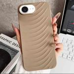 For iPhone 16e Water Ripples TPU Phone Case(Desert Gold)