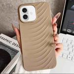 For iPhone 16 Water Ripples TPU Phone Case(Desert Gold)