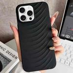 For iPhone 12 Pro Max Water Ripples TPU Phone Case(Black)